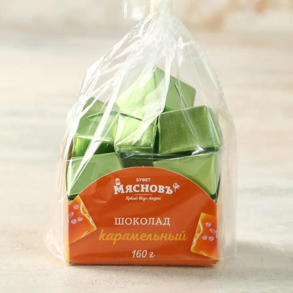 Конфеты из карамельного шоколада 160г