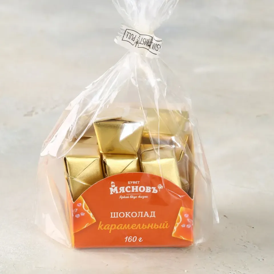 Конфеты из карамельного шоколада 160г