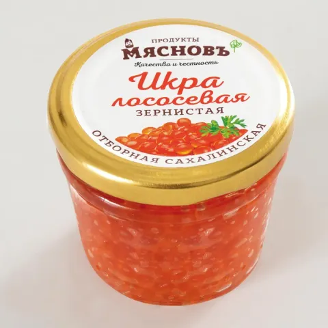 Икра лососевая горбуша зернистая 90г