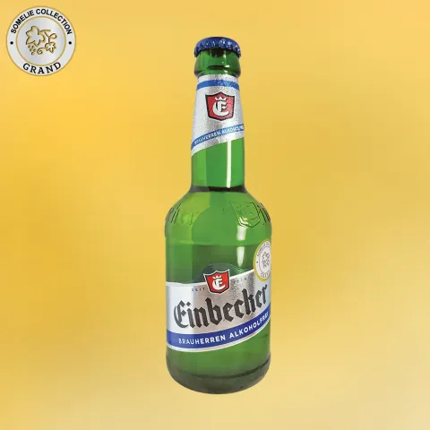 пиво АЙНБЕКЕР БРАУХЕРРЕН БЕЗАЛКОГОЛЬНОЕ не более 0.5% 0.33, светлое, Германия