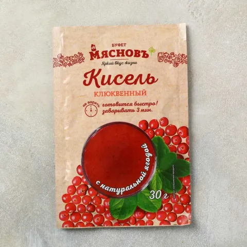 Кисель клюквенный 30г