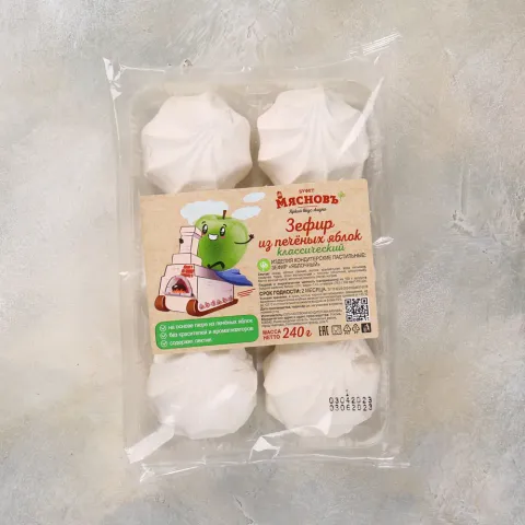 Зефир из печеных яблок 240г