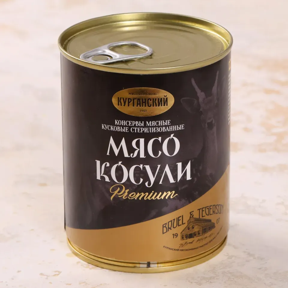 Мясо косули в собственном соку 330г