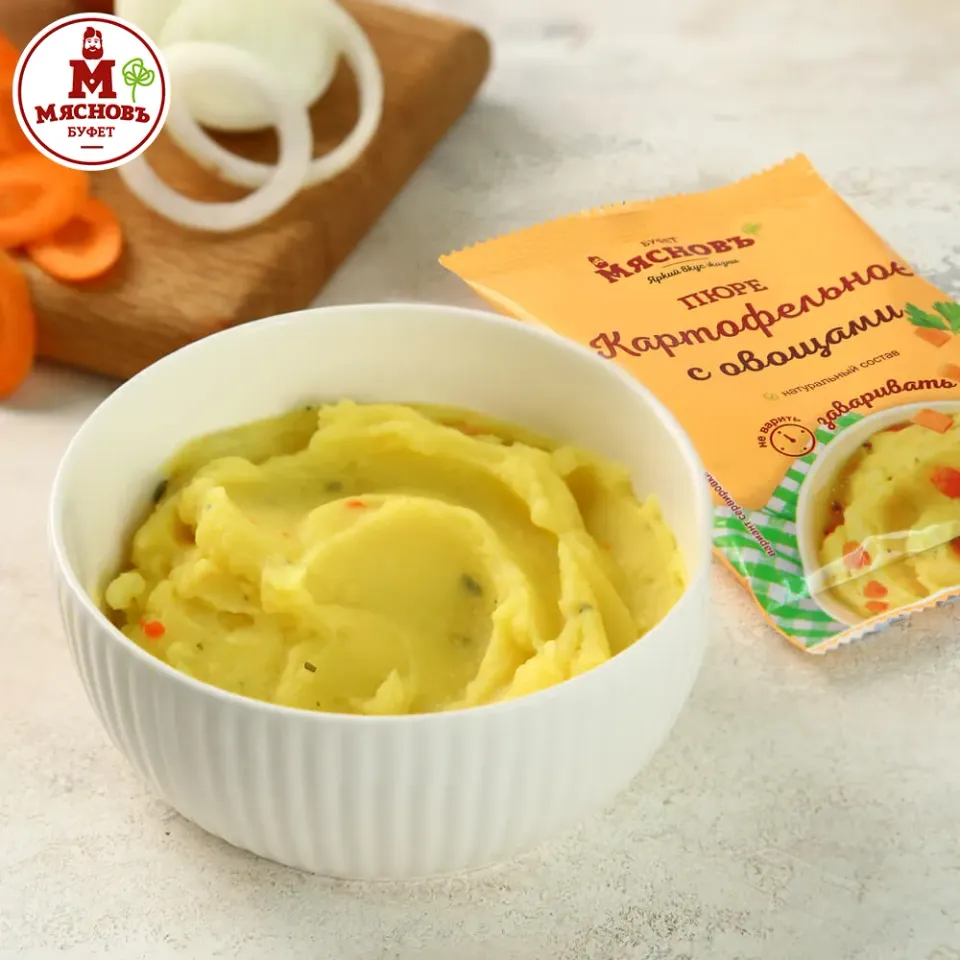 Пюре картофельное с овощами быстрого приготовления 35г
