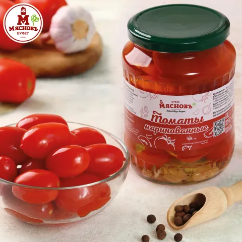 Томаты маринованные 680г