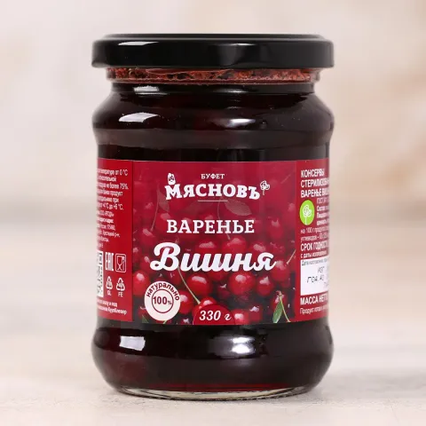 Варенье вишневое 330г