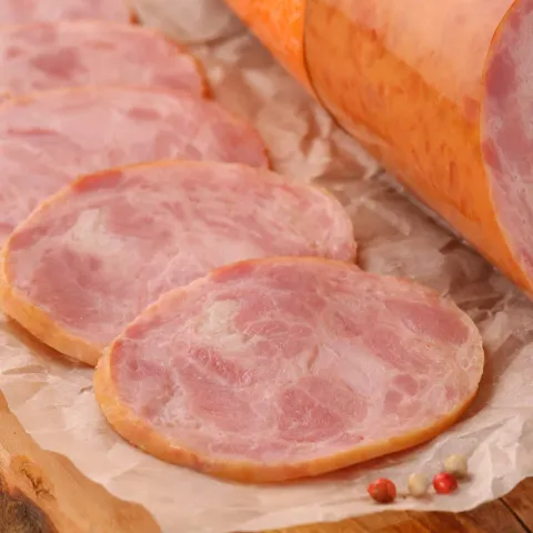Колбаса МясновЪ По-Царски из индейки варёно-копчёная (без свинины)