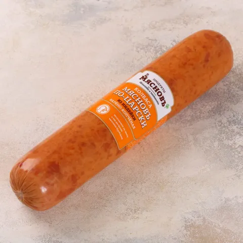 Колбаса МясновЪ По-Царски из индейки варёно-копчёная (без свинины)