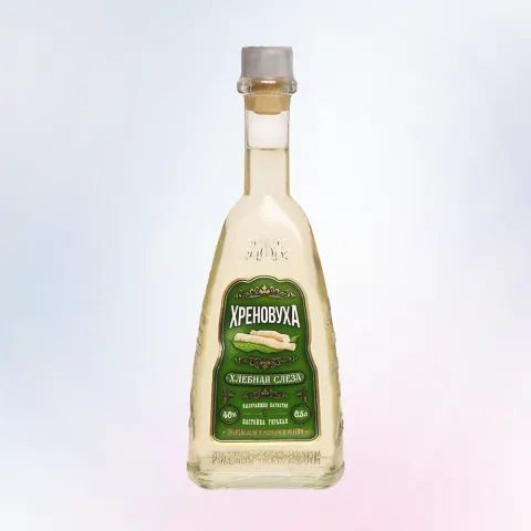 настойка горькая ХЛЕБНАЯ СЛЕЗА ХРЕНОВУХА в штофе 40% 0.5, горькая, Россия