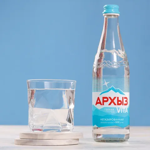 Вода минеральная природная столовая Архыз Вита негазированная 0,5л