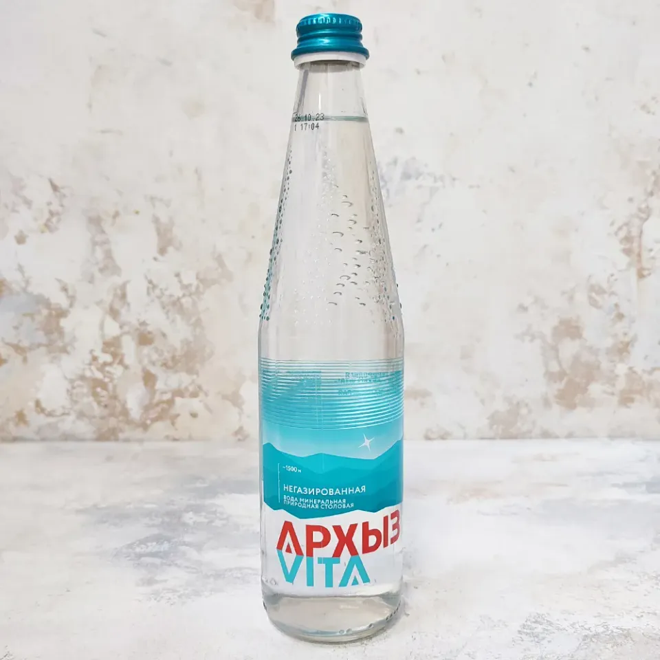 Вода минеральная природная столовая Архыз Вита негазированная 0,5л