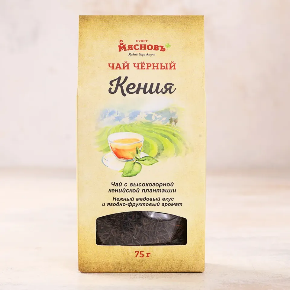 Чай черный листовой Кения 75г