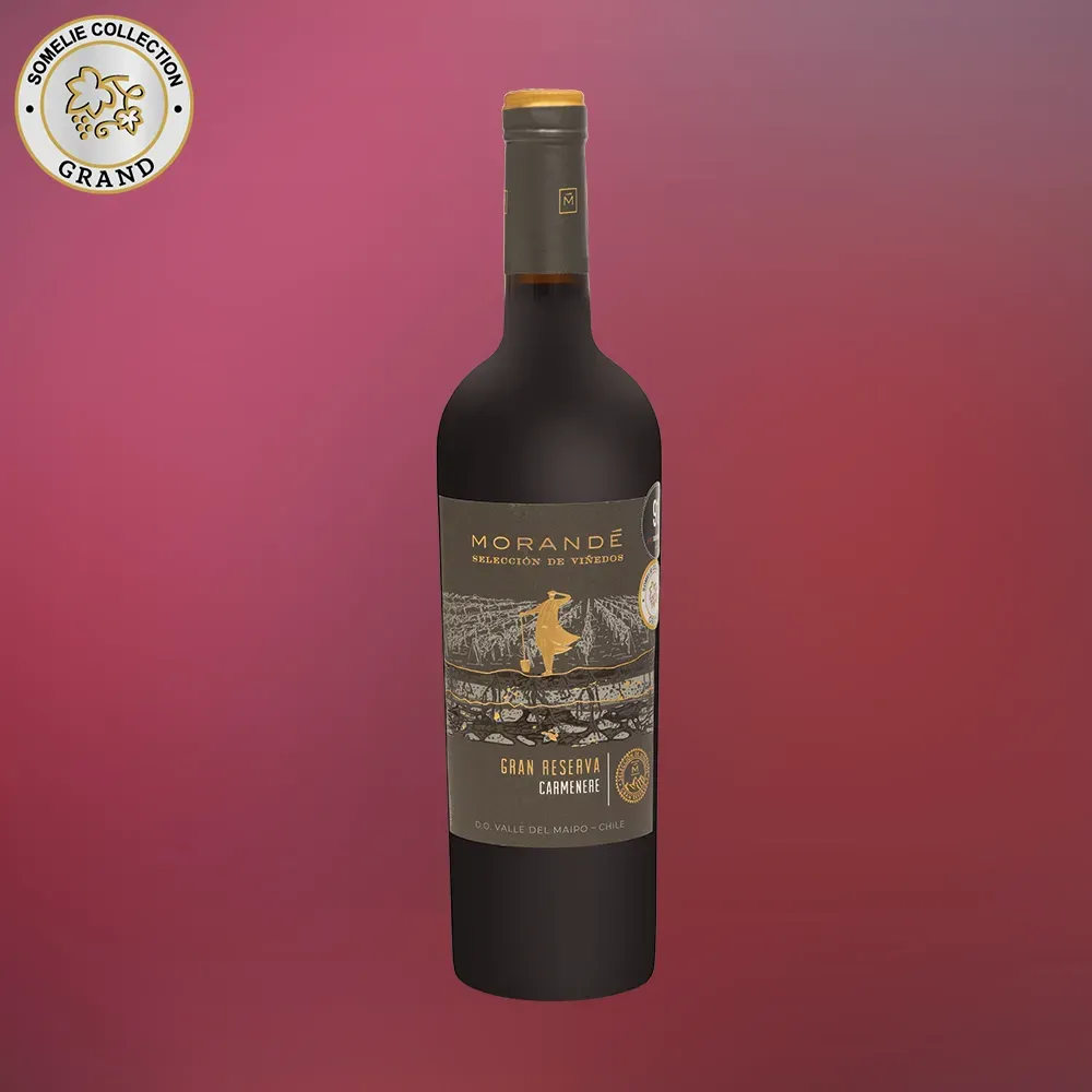 МОРАНДЕ СЕЛЕКСЬОН ДЕ ВИНЬЕДОС ГРАН РЕСЕРВА КАРМЕНЕР 12-15% 0.75, красное, сухое, Чили