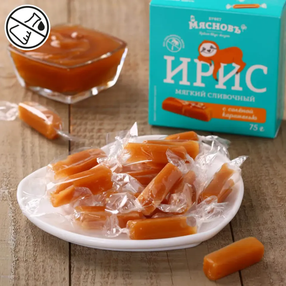 Ирис мягкий сливочный с соленой карамелью 75г