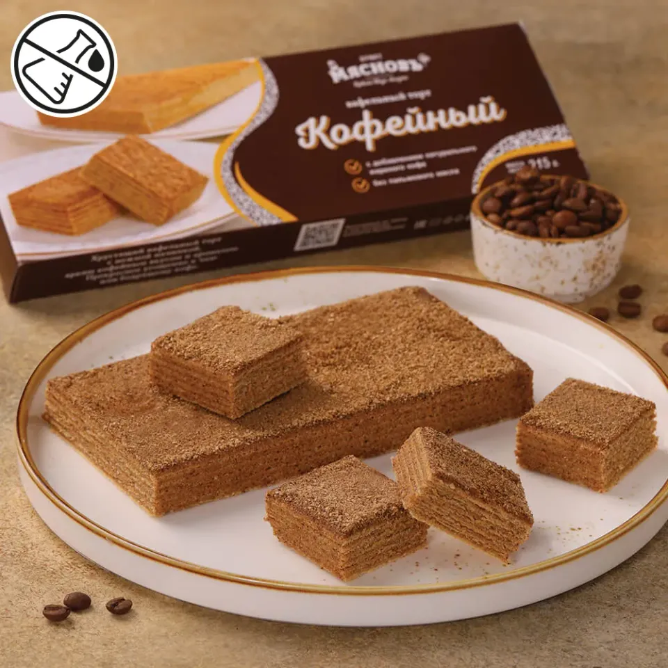 Торт вафельный Кофейный 215г