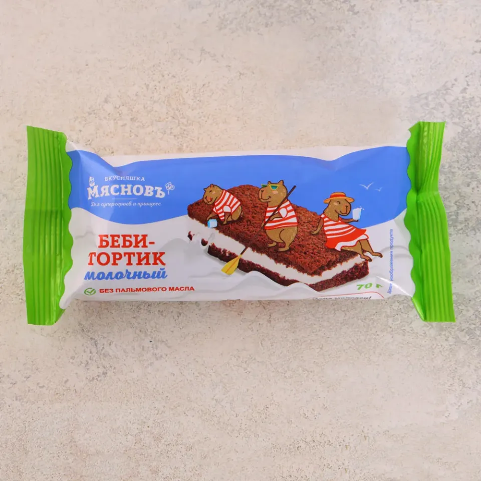 Пирожное молочный беби-тортик 70г