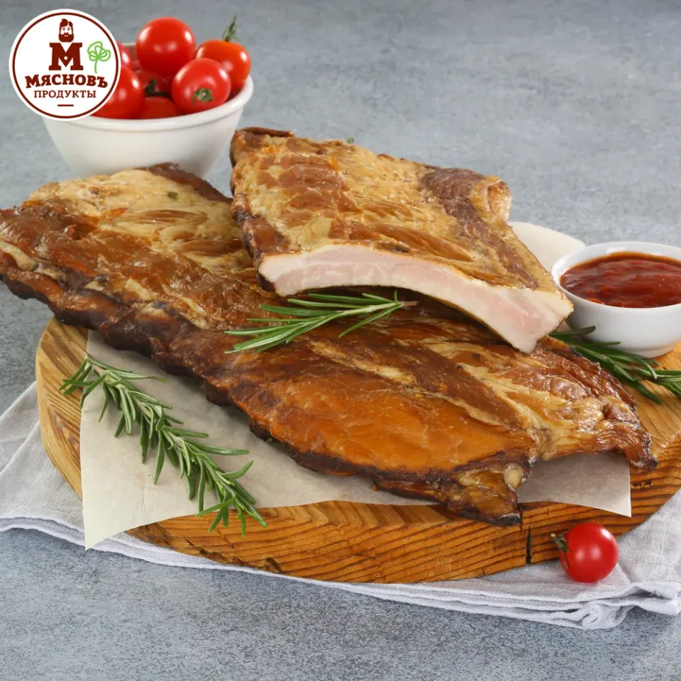 Ребрышки свиные копчёно-варёные