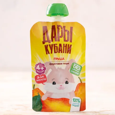Пюре из груш для детского питания 90г