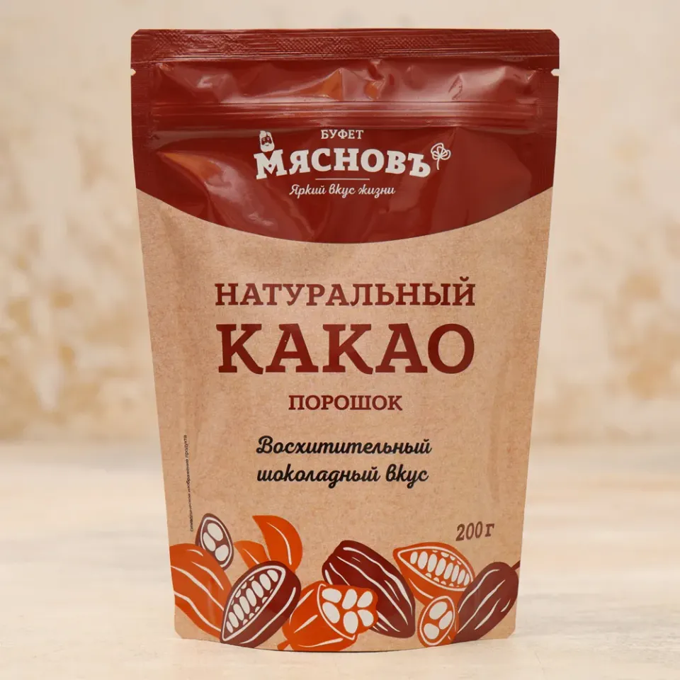 Какао-порошок натуральный 200г
