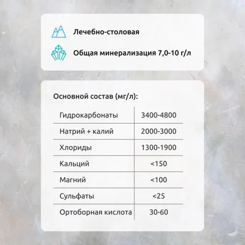Вода минеральная природная лечебно-столовая Ессентуки №4 газированная 1л