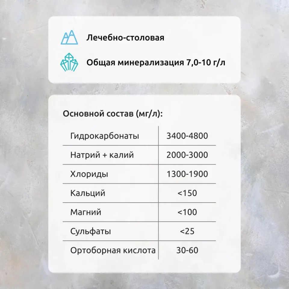 Вода минеральная природная лечебно-столовая Ессентуки №4 газированная 1л