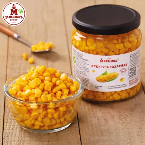 Кукуруза сахарная в зернах 460г