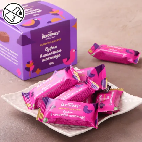 Конфеты Суфле ассорти 150г