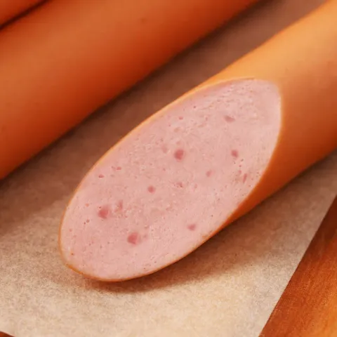 Сосиски МясновЪ По-Царски ветчинные из индейки и говядины (без свинины)