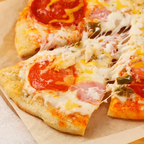 Пицца Мясная острая охлажденная для запекания 25см 360г, ферментация 24ч