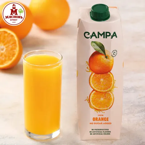 Сок апельсиновый Кампа 0,95л Грузия