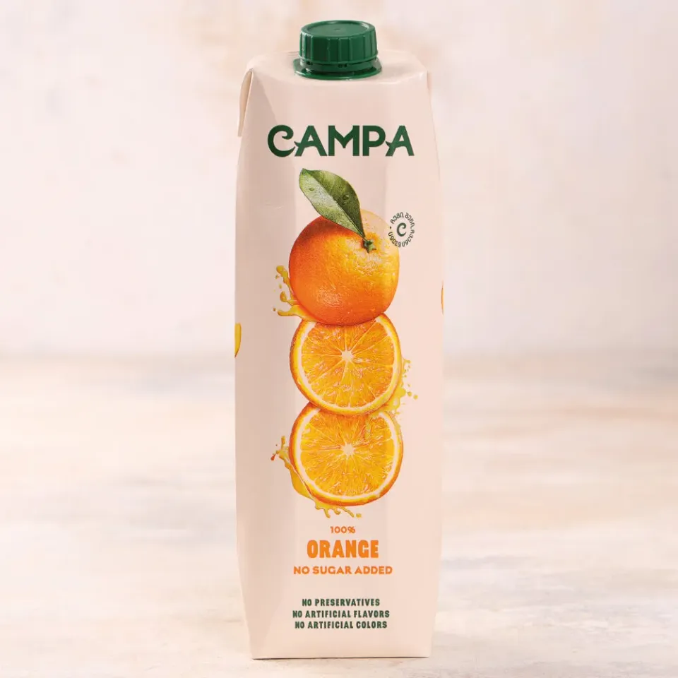Сок апельсиновый Кампа 0,95л Грузия