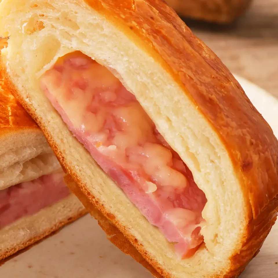 Слойка с ветчиной и сыром 90г