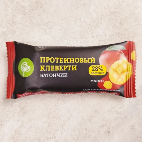 Батончик протеиновый Клеверти манго 35г