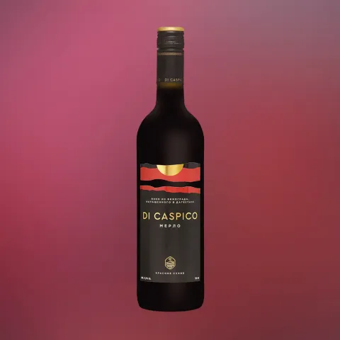вино ДИ КАСПИКО МЕРЛО 12% 0.75, красное, сухое, Россия