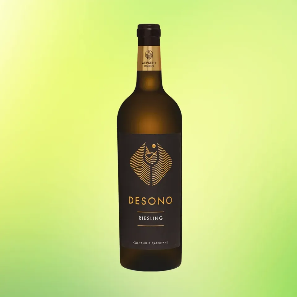 вино ДЭСОНО РИСЛИНГ 8.5-15% 0.75, белое, сухое, Россия