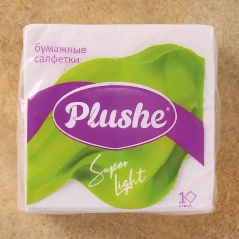 Салфетки белые 1 слой 70 шт