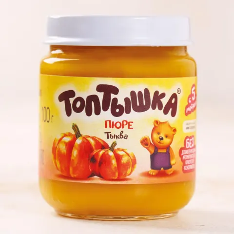 Пюре детское тыквенное 100г