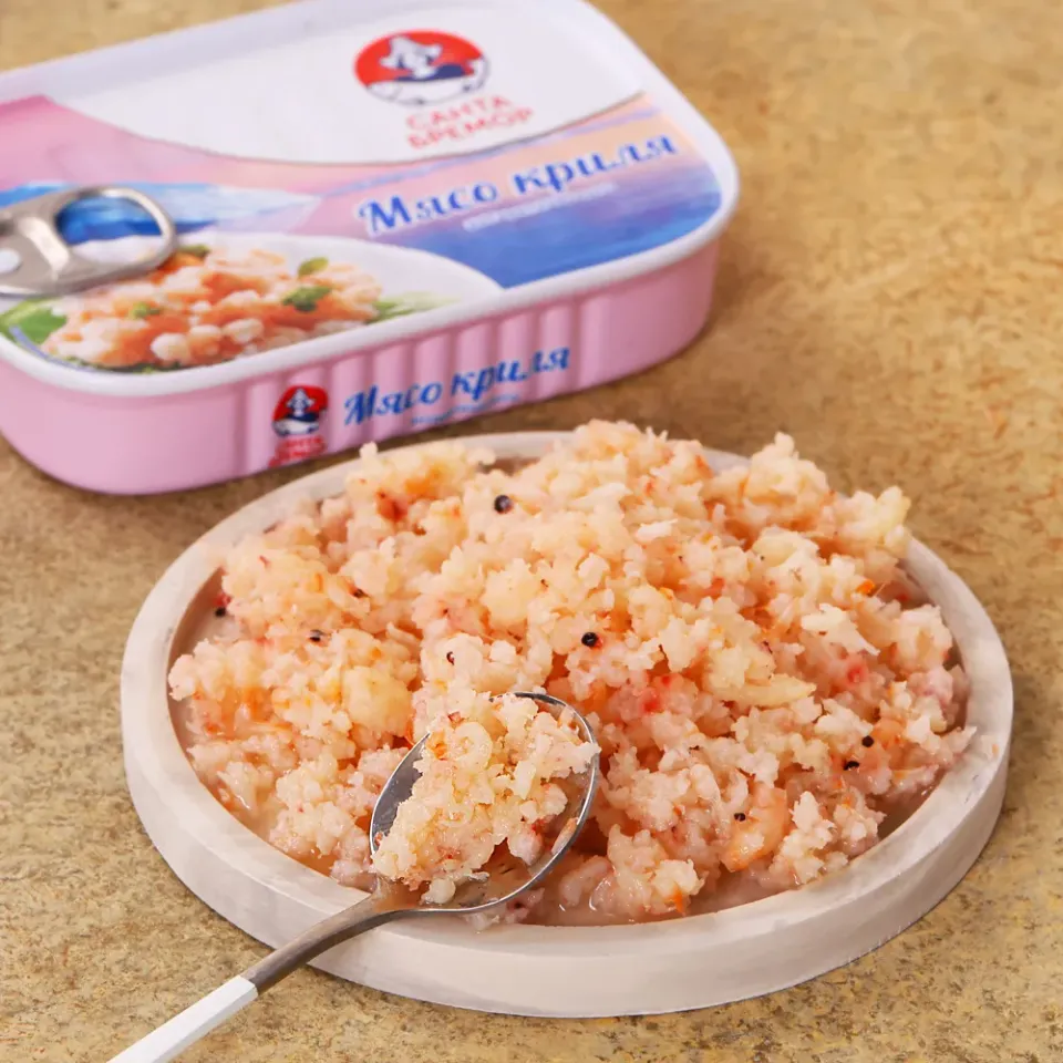 Мясо криля антарктического натуральное 100г