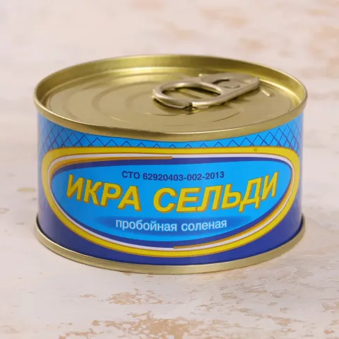 Икра сельди пробойная соленая 130г