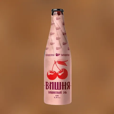 пивной напиток ВИШНЁВЫЙ ЭЛЬ 5% 0.45, темное, Россия