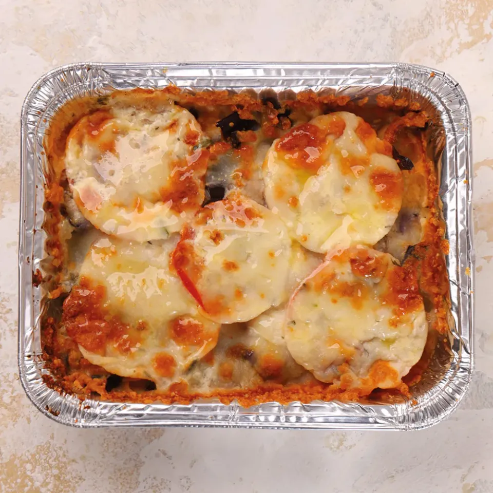 Мусака с говядиной и картофелем