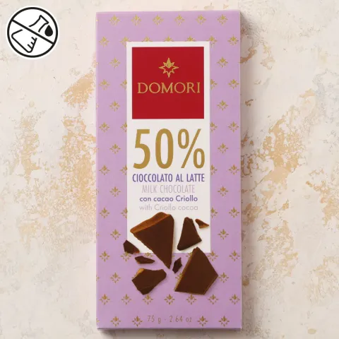 Шоколад молочный 50% Домори 75г Италия