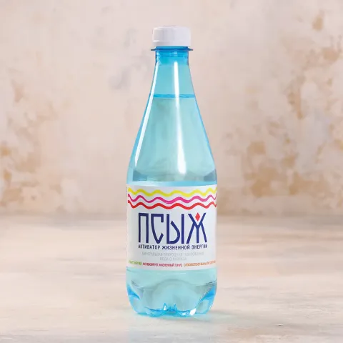 Вода минеральная природная лечебно-столовая Псыж газированная 0,5л