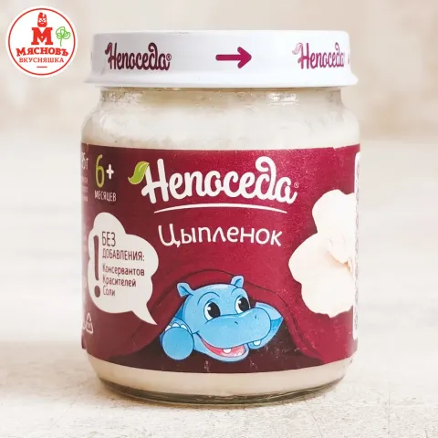 Пюре из цыпленка для детского питания 95г