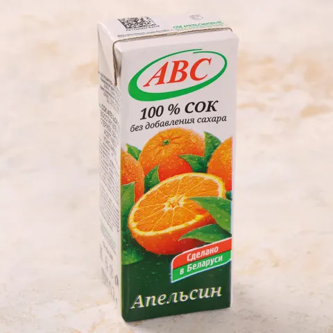 Сок апельсиновый 0,2л Беларусь