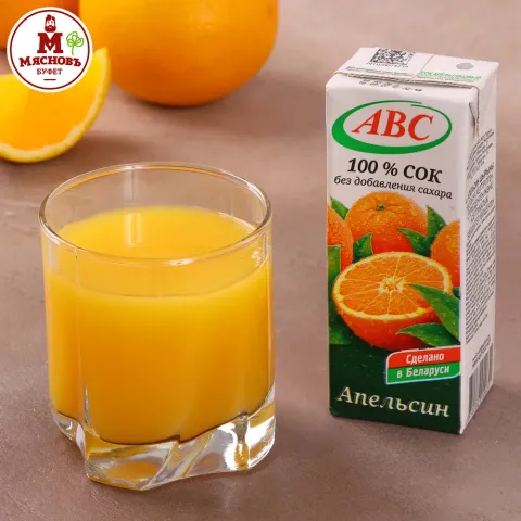 Сок апельсиновый 0,2л Беларусь