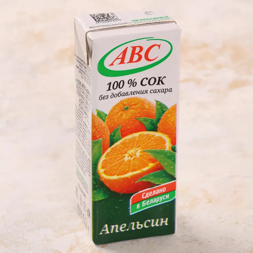 Сок апельсиновый 0,2л Беларусь