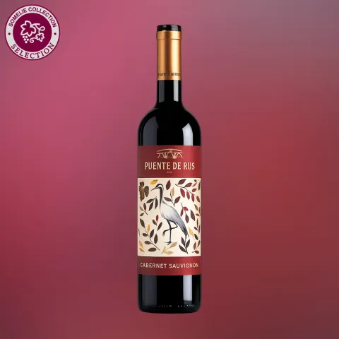 вино ПУЭНТЕ ДЕ РУС КАБЕРНЕ СОВИНЬОН 12-15% 0.75, красное, сухое, Испания