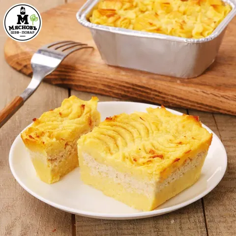Запеканка картофельная с индейкой