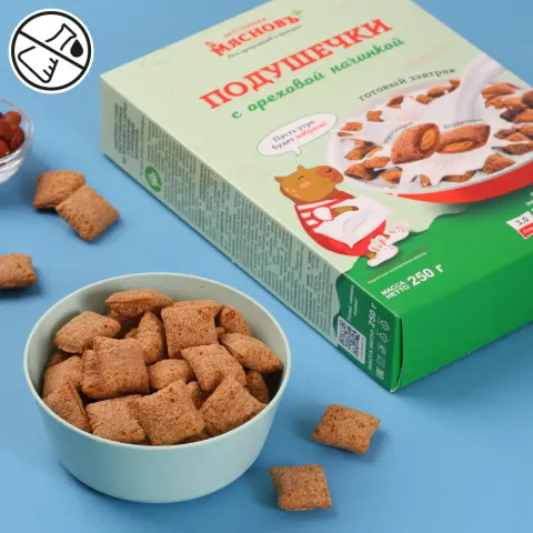 Подушечки с ореховой начинкой МясновЪ ВКУСНЯШКА 250г